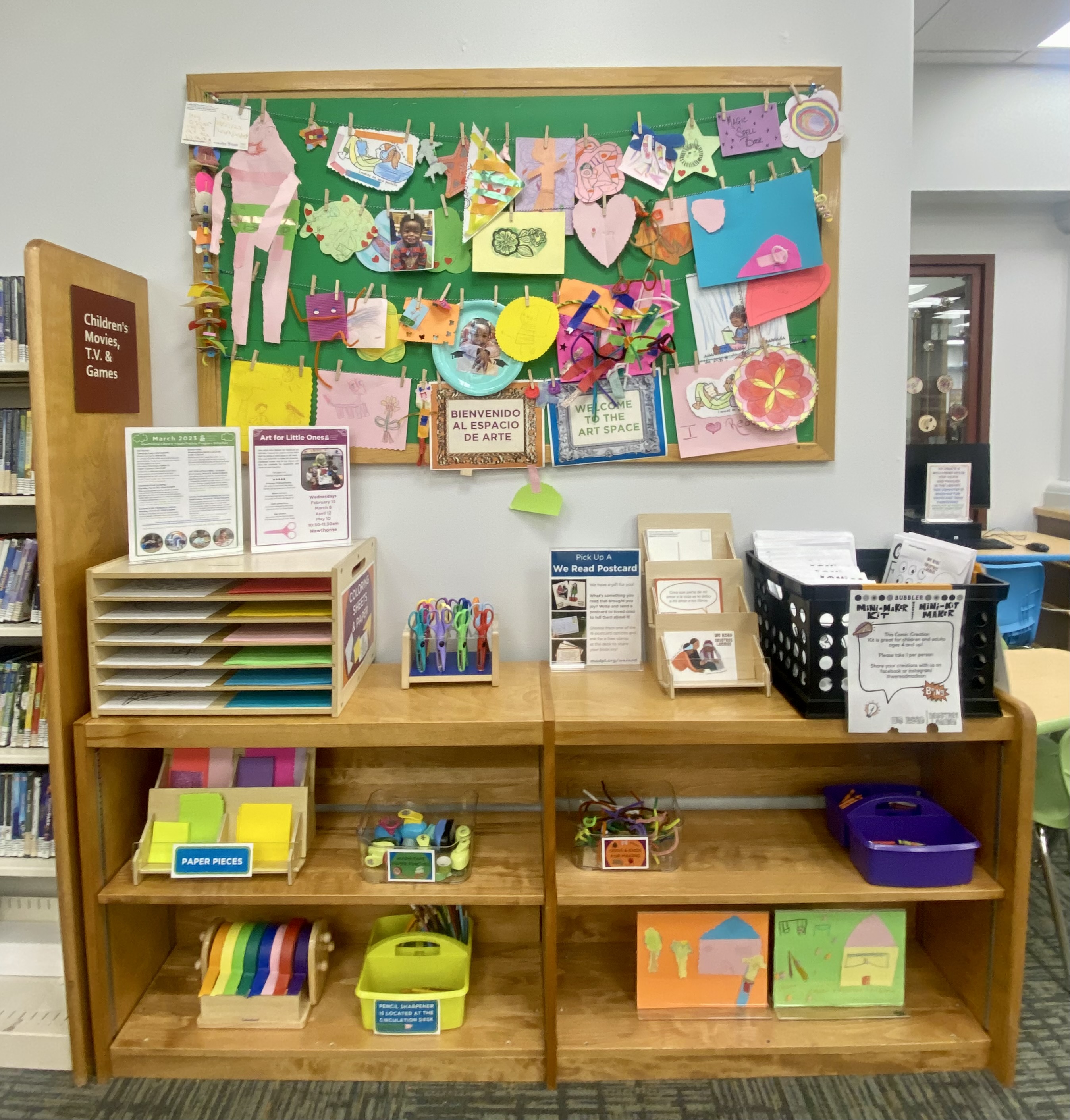 Enjoy art and making at Madison Public Library play spaces year round